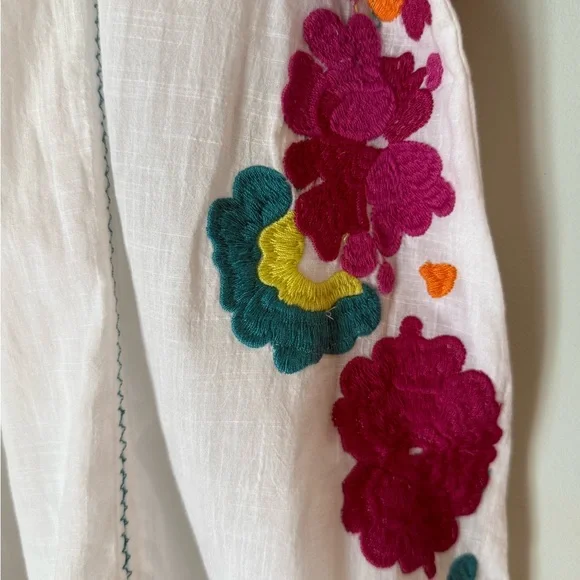 BY ANTHROPOLOGIE EMBROIDERED TUNIC TOP, Size Large, NWT - Picture 5 of 9
